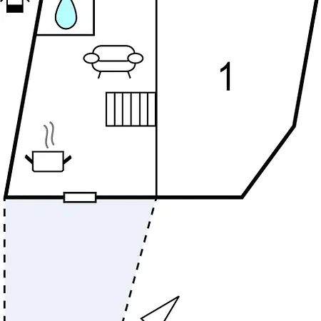 1 Bedroom Gorgeous In Casa de Férias